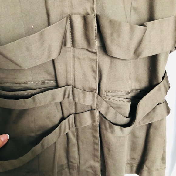 Schwiing hooded khaki green fall jacket - Picture 7 of 11